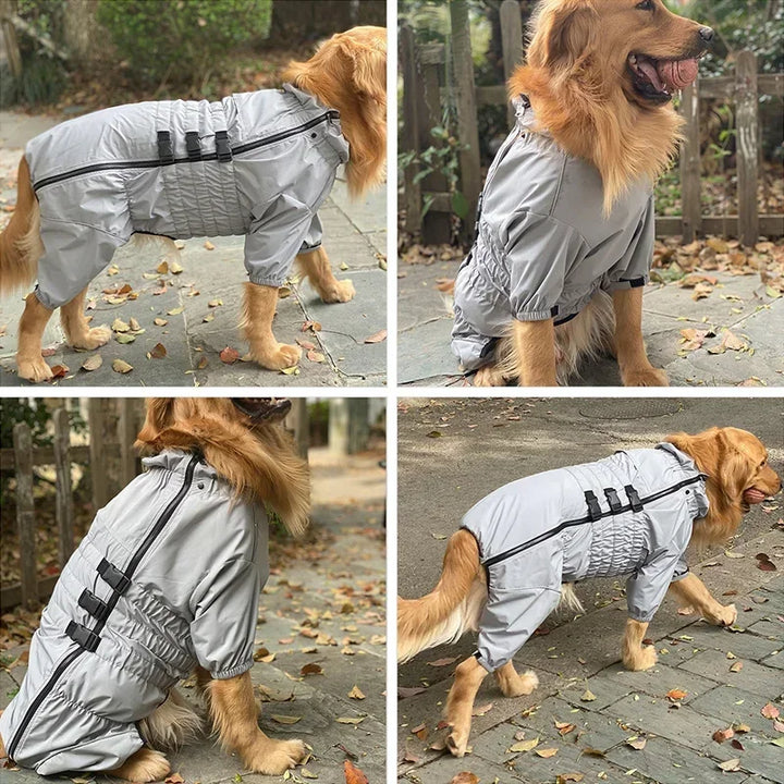 Capa de chuva 4-Paw para cães – Conforto, estilo e proteção
