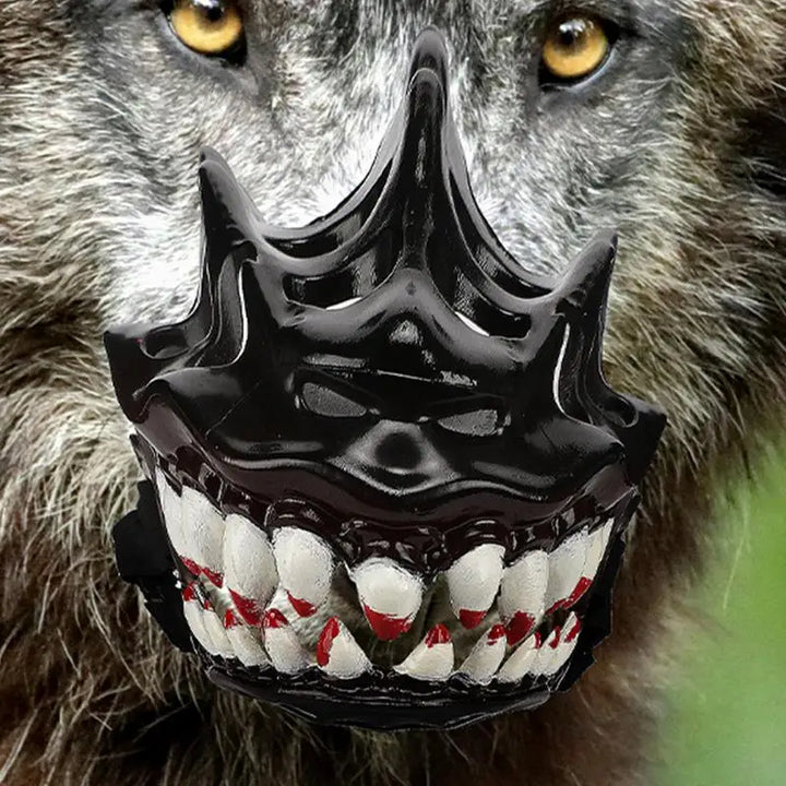 Focinheira de Halloween para Cachorro: Boca Monstruosa, Conforto Amoroso