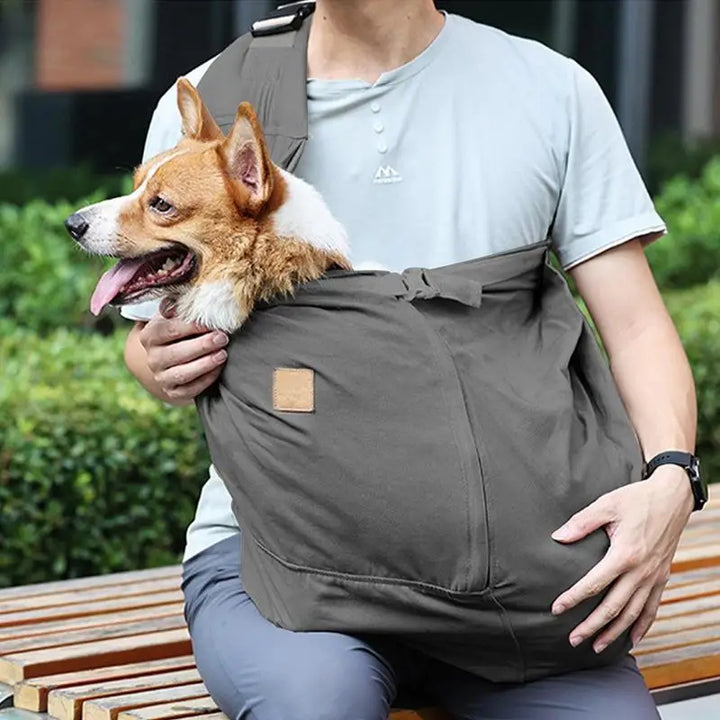 Bolsa de transporte para cães e gatos: leve, arejada e projetada para se movimentarem juntos