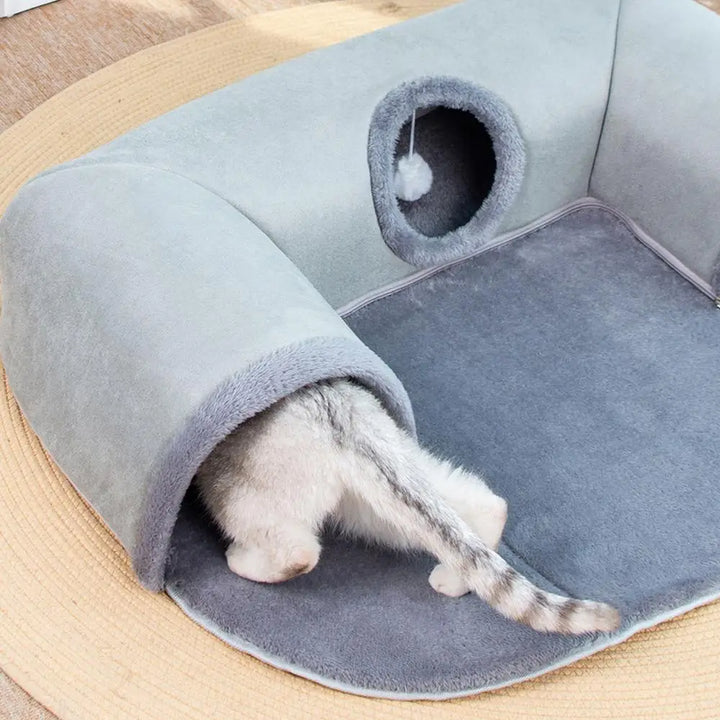 Cat Tunnel: Um casulo de aventura, descanso… e amor