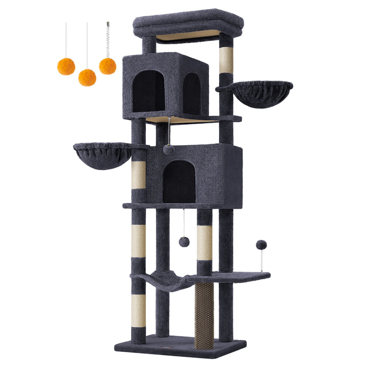 Árvore para gatos de 175 cm – Mundo vertical para gatos felizes