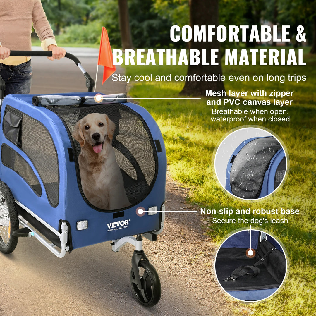Reboque de bicicleta para cães: compartilhe suas viagens mais bonitas em total harmonia