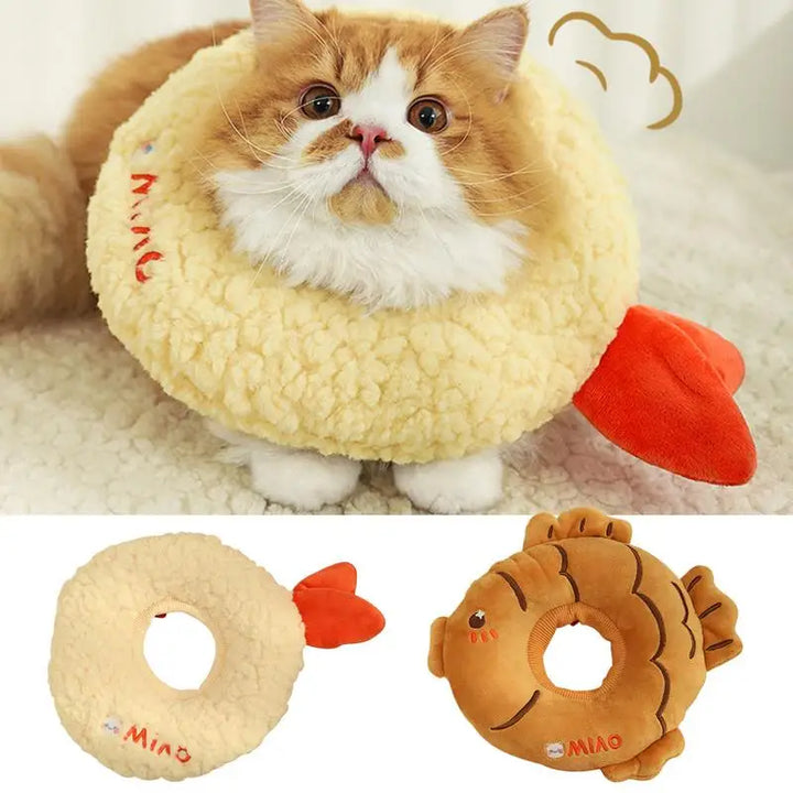 Coleira pós-operatória para gatos: maciez, conforto e proteção
