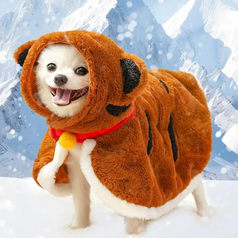 Capa de inverno para cachorro: macia, quente e crocante