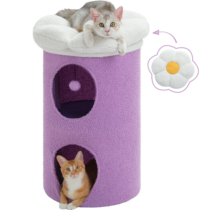Um refúgio florido para gatos sensíveis e interiores elegantes
