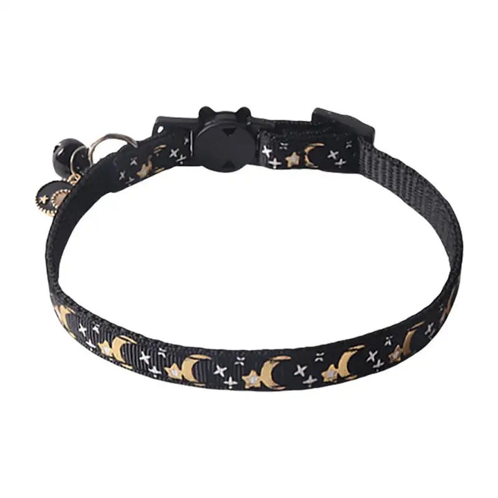 Coleira para gatos Moon &amp; Star: Laço sagrado e estilo celestial