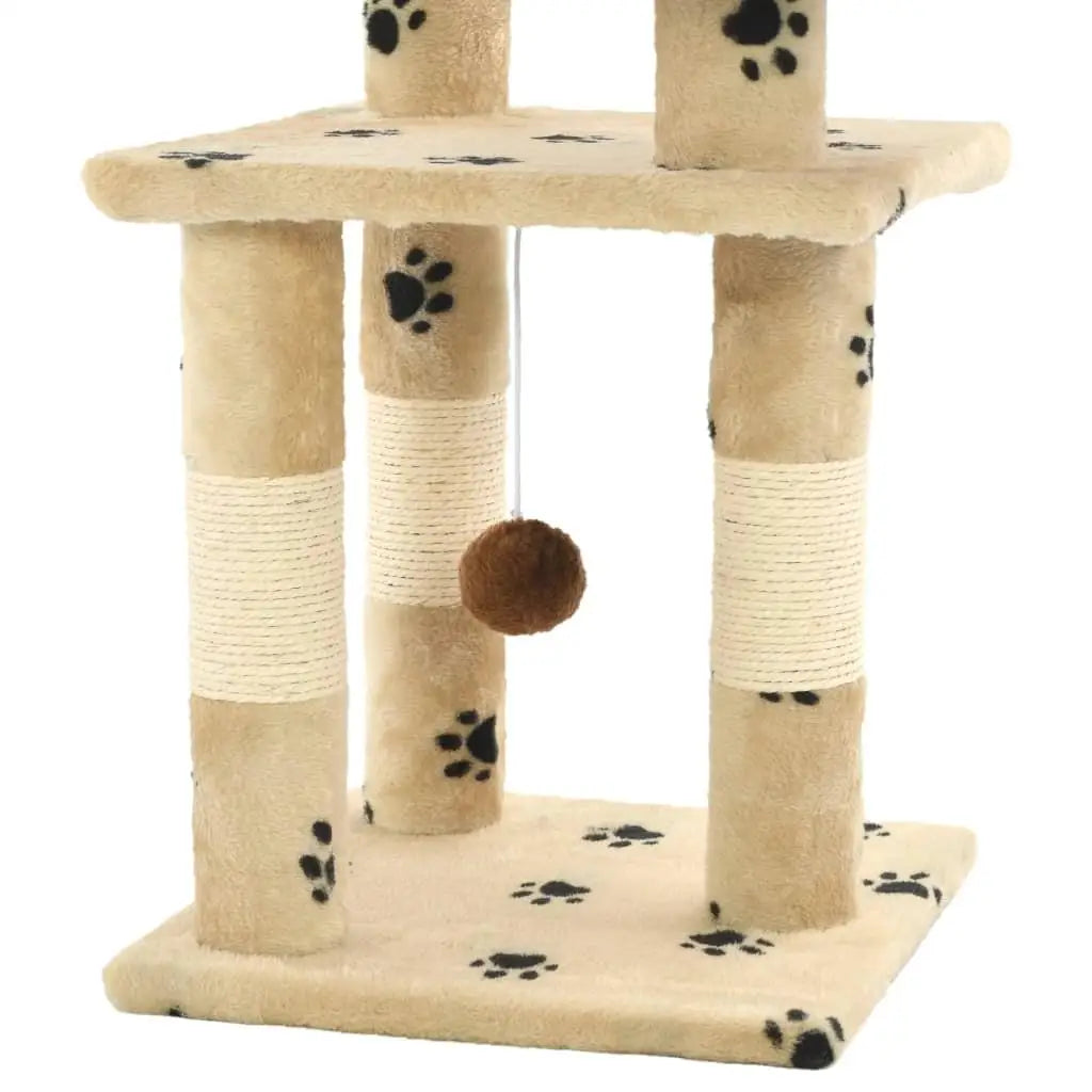 Pequena árvore para gatos 65 cm – Um casulo macio e resistente para um espaço pequeno