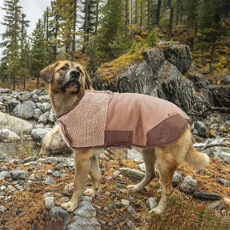 Casaco de inverno ajustável com forro de lã quente