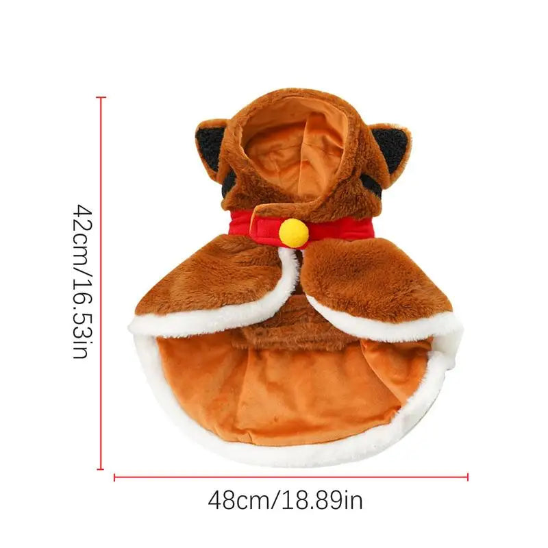 Capa de inverno para cachorro: macia, quente e crocante