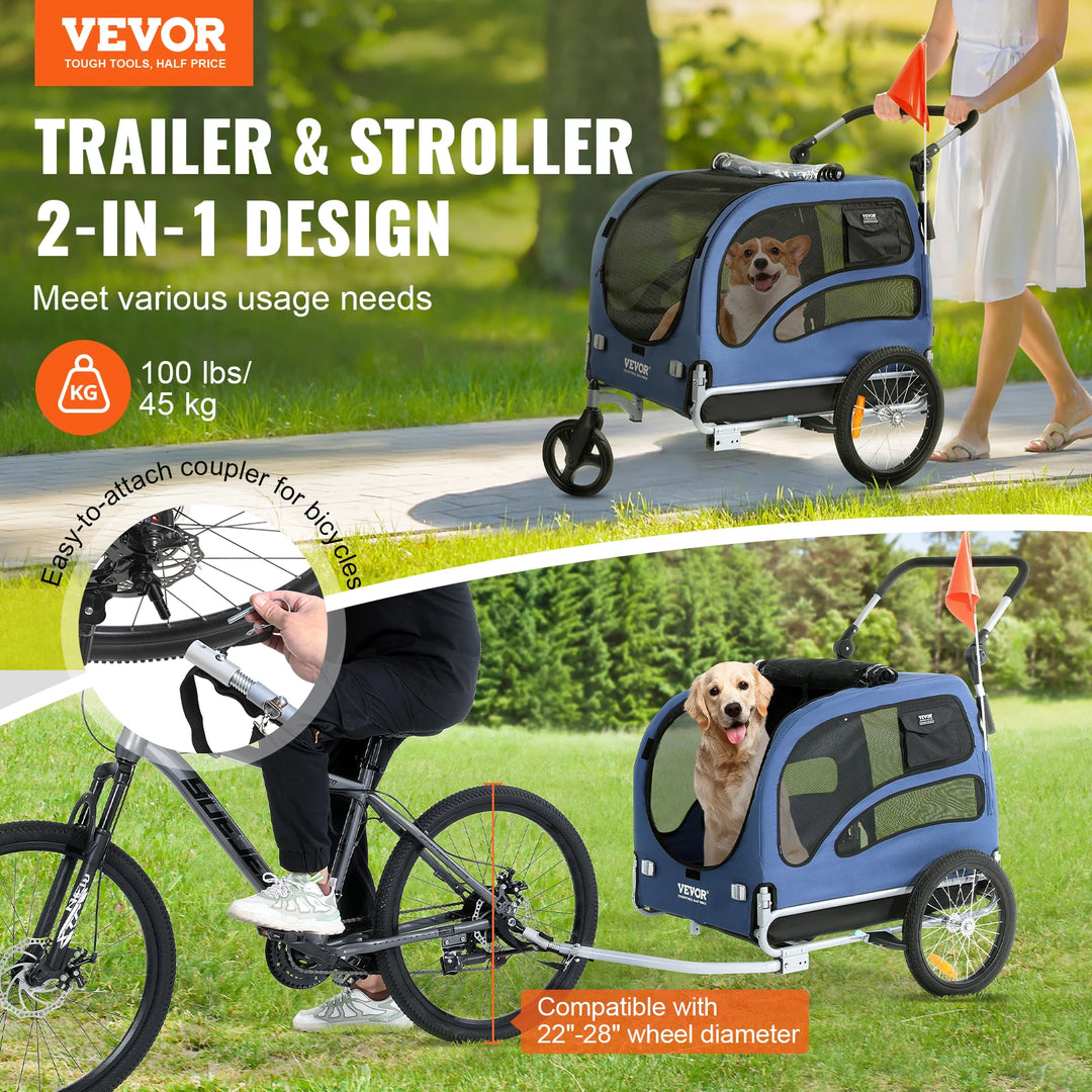 Reboque de bicicleta para cães: compartilhe suas viagens mais bonitas em total harmonia