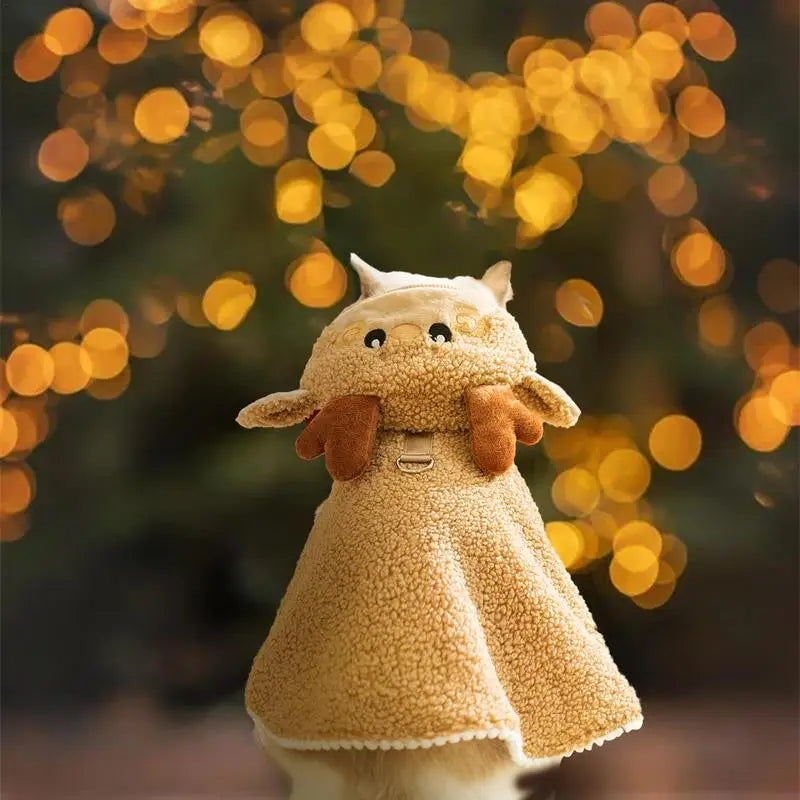 Fantasia de cachorro de Natal: suave, mágica, inesquecível
