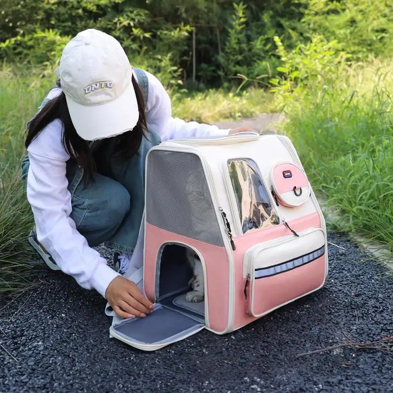 Mochila para transporte de cães e gatos: fluida, confortável e pensada para as suas viagens a dois