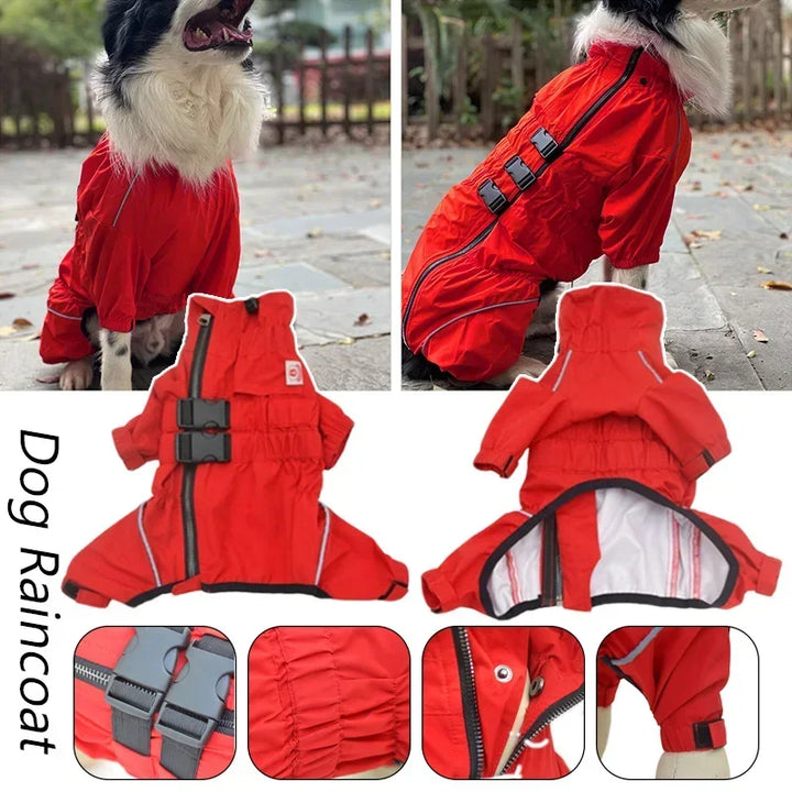 Capa de chuva 4-Paw para cães – Conforto, estilo e proteção