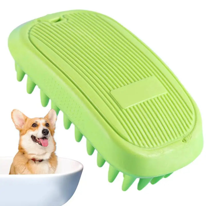 Escova de banho antiderrapante para cães: massagem relaxante e pegada segura