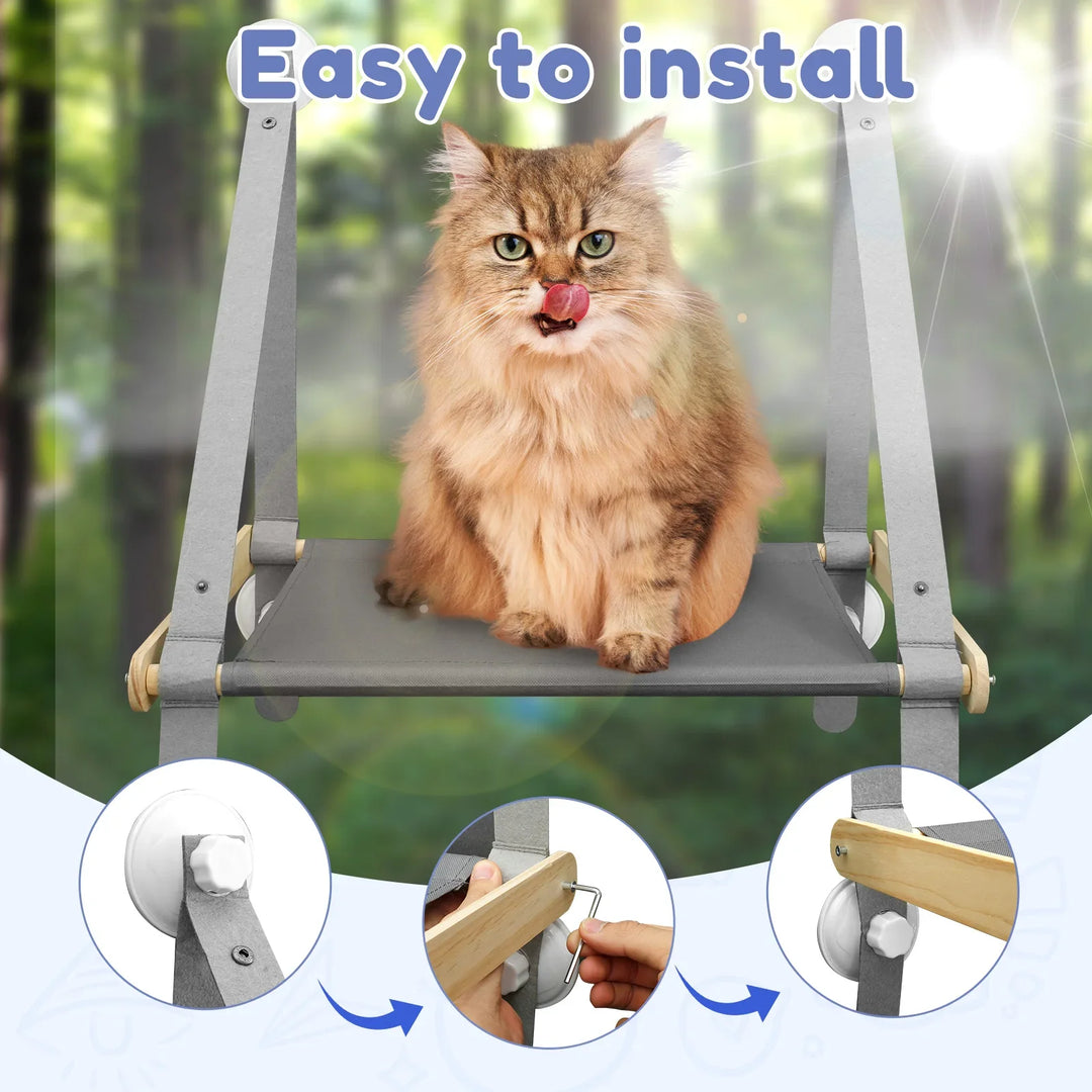 Cama de rede para gatos: seu canto alto secreto