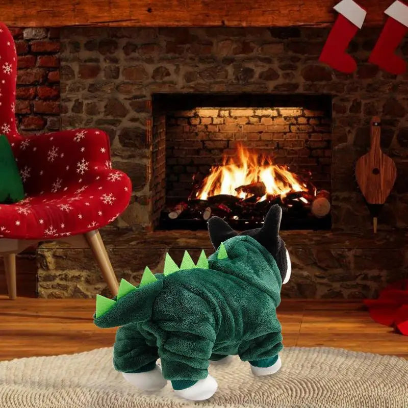 Moletom de dinossauro para cães ou gatos: calor, fofura, lembranças