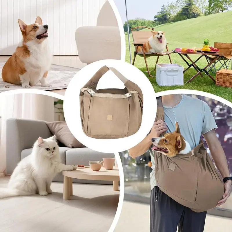 Bolsa de transporte para cães e gatos: leve, arejada e projetada para se movimentarem juntos